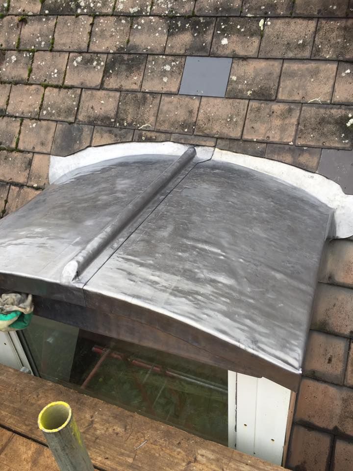 New lead roof