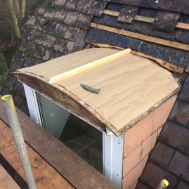 Lead roof repair