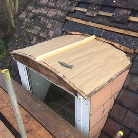 Lead roof repair