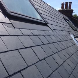 slate roof